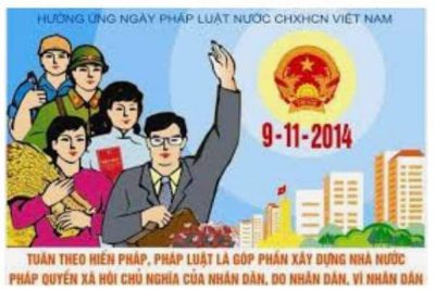 Trường PTDTNT THCS Thị xã Buôn Hồ hưởng ứng tinh thần thượng tôn pháp luật ngày pháp luật nước cộng hòa xã hội chủ nghĩa Việt Nam 9/11.